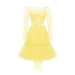 Milla Bright Yellow tulle dress Milla dress
