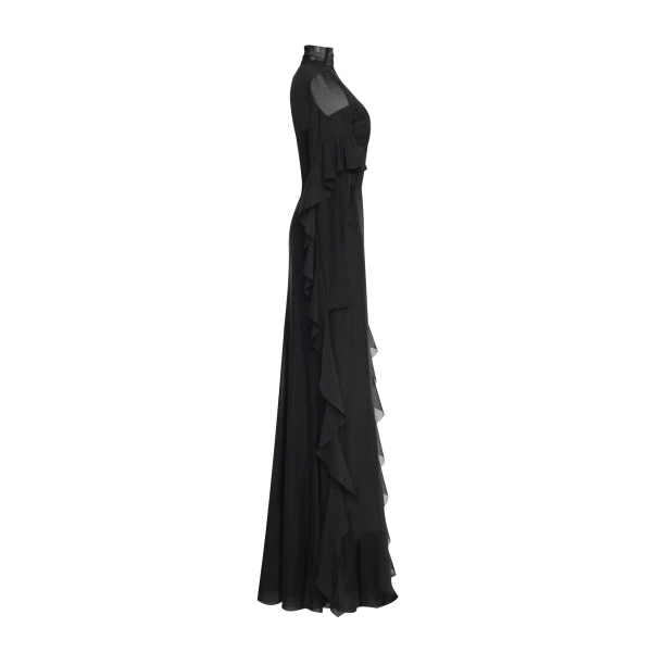 Chic sheer co-ord set in black, Xo Xo - Image 7