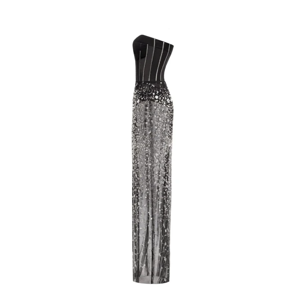 Crystal-covered fabulous black maxi dress - Image 7