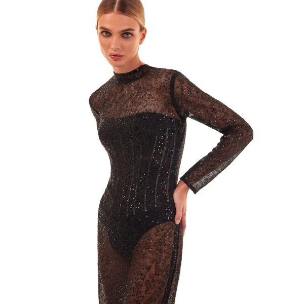 Crystal-embellished striking maxi dress - Image 7