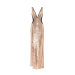 Milla Extravaganza fully sequined gold maxi dress Milla dress