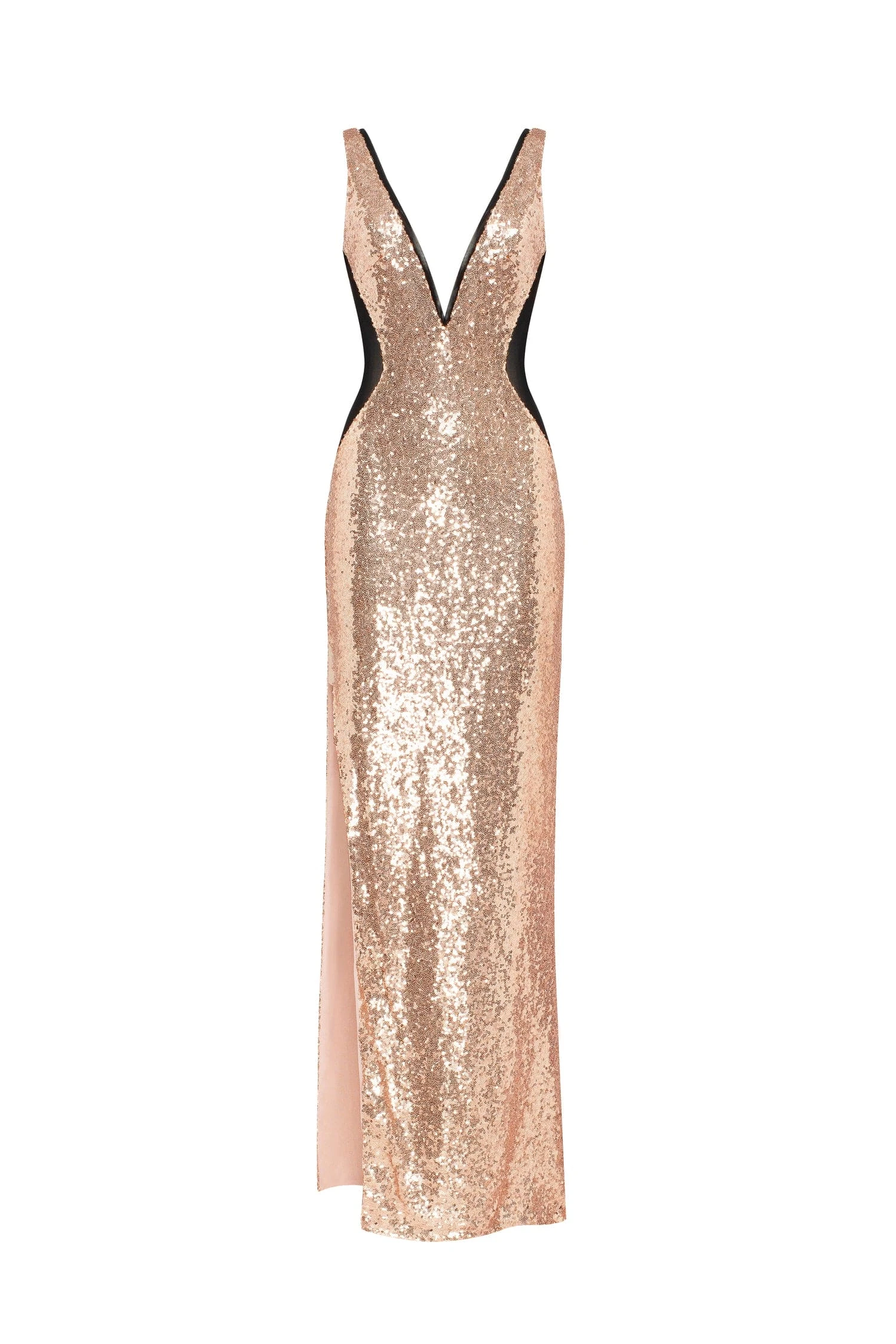 Milla Extravaganza fully sequined gold maxi dress Milla dress