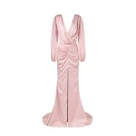 Milla Fancy misty rose silk maxi evening dress Milla dress