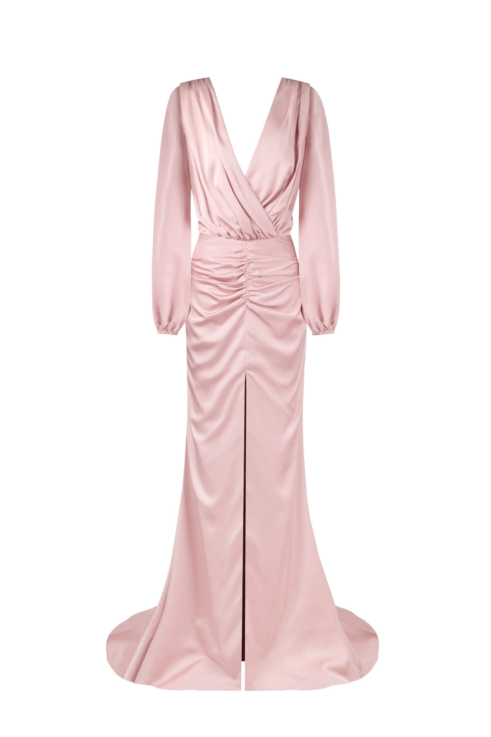 Milla Fancy misty rose silk maxi evening dress Milla dress