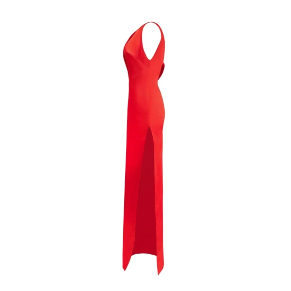 Femme-fatal red maxi dress - Image 7