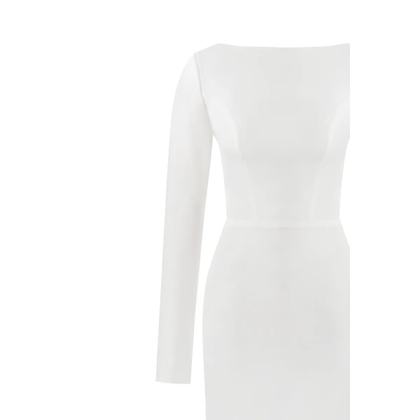 Glamorous feather-trimmed midi dress - Image 7