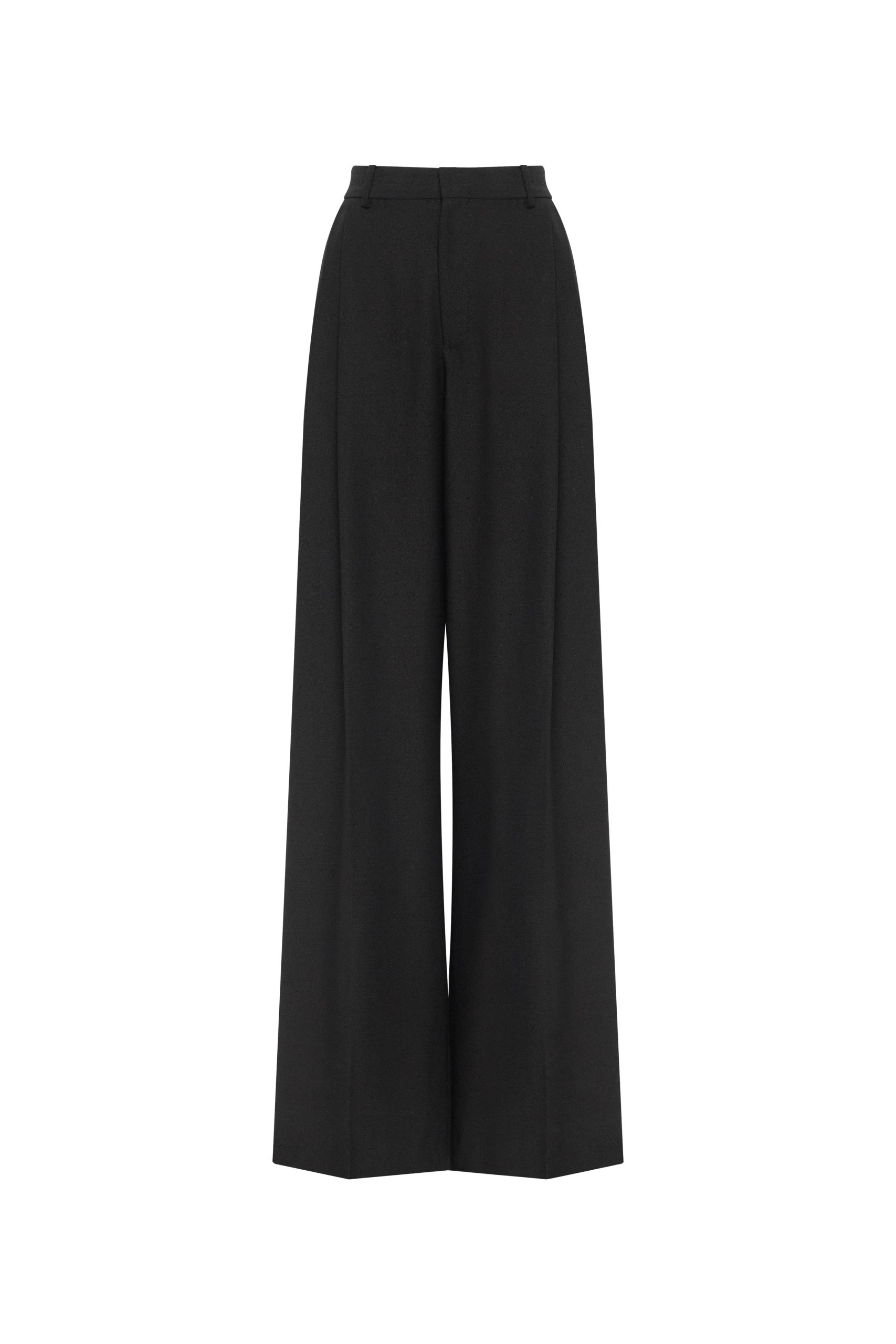 Milla High-rise black suit pants Milla dress