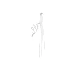 Milla Jazzy 4-chain drop earrings Milla dress