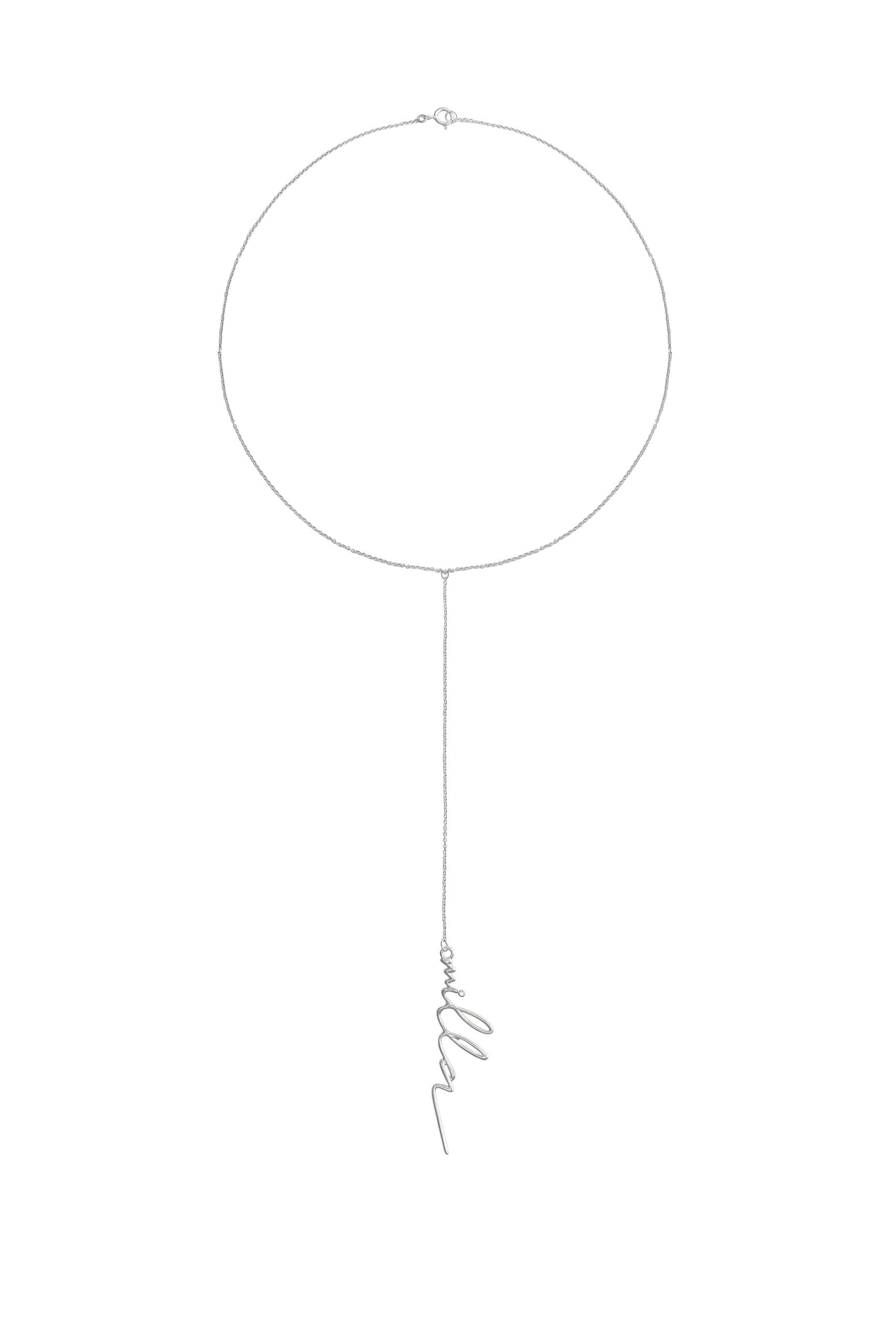 Milla Lariat necklace with Milla’s signature Dress