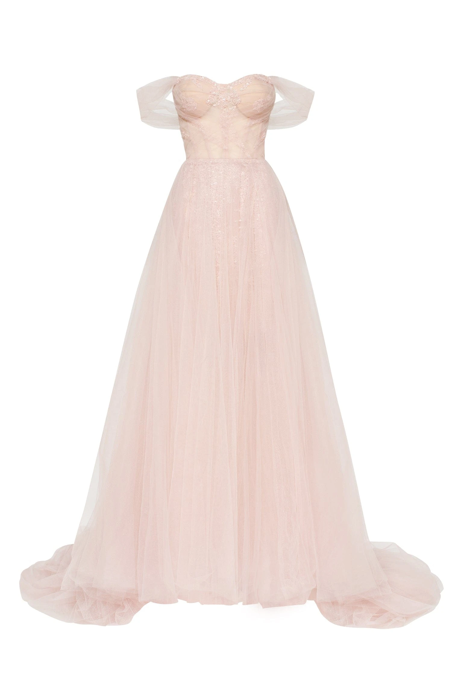 Milla Misty Rose Long off-the-shoulder neckline maxi dress Milla dress