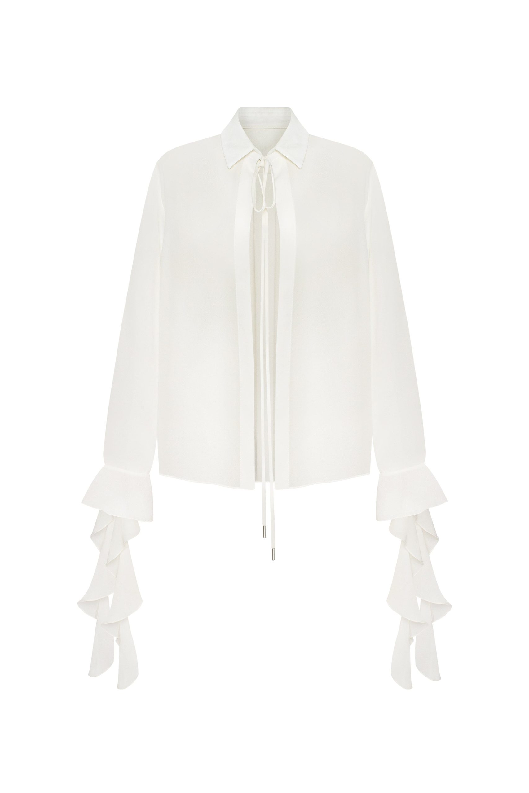 Milla Ruffled blouse in white, Xo Xo
