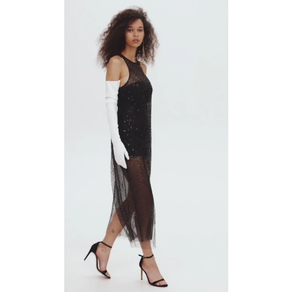 Sensational sheer lace maxi drees, Xo Xo - Image 7