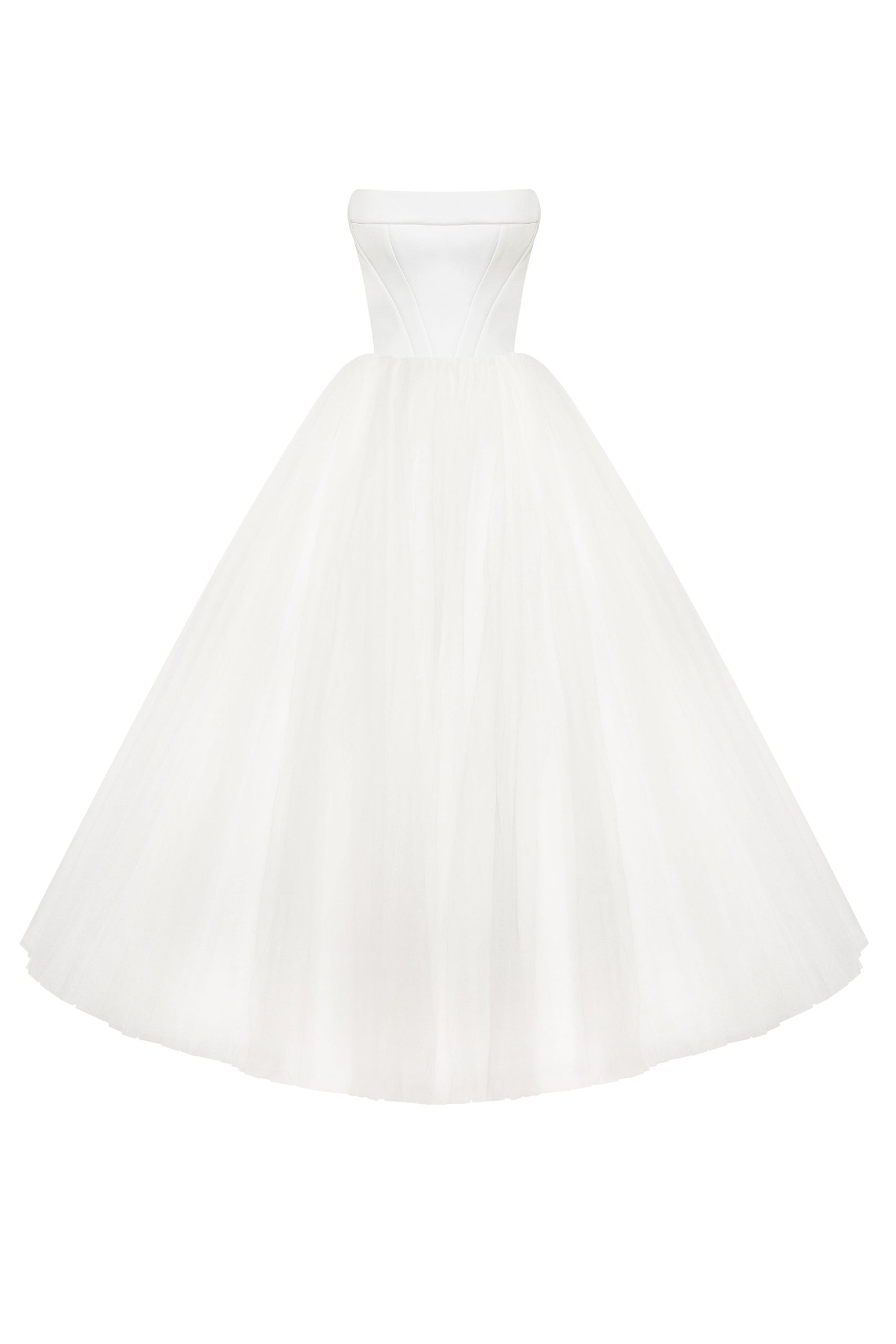 Milla Spectacular tulle evening co-ord set with statement long gloves, Xo Xo