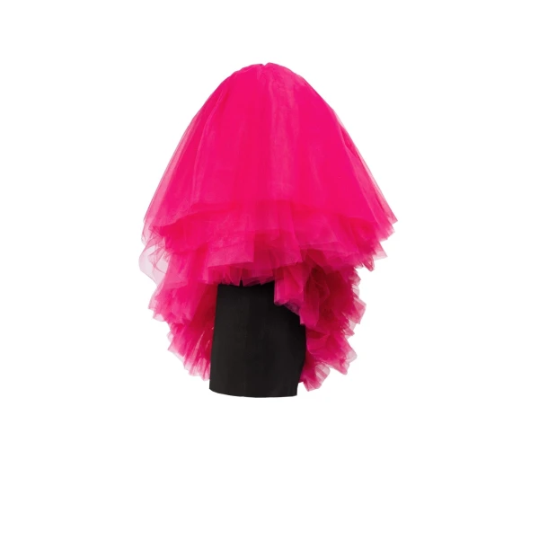 Volumetric heart-shaped mini dress - Image 7