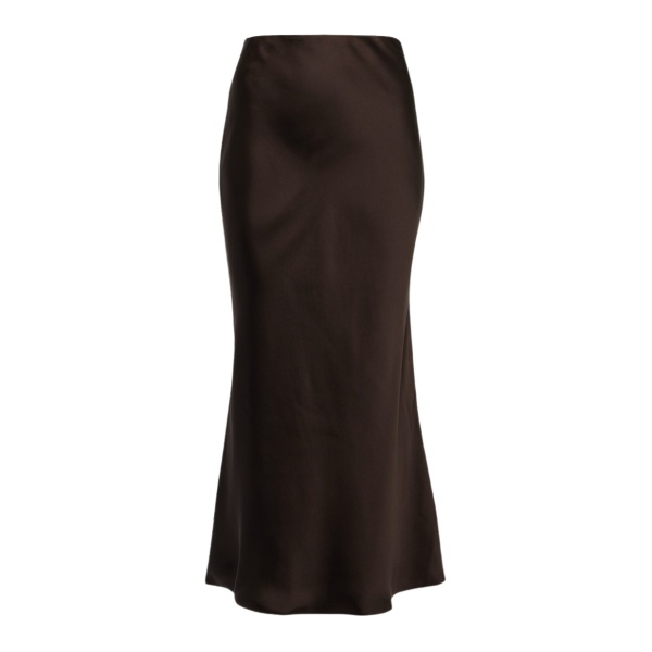Norma Kamali Bias Obi satin midiskirt56305 nobg