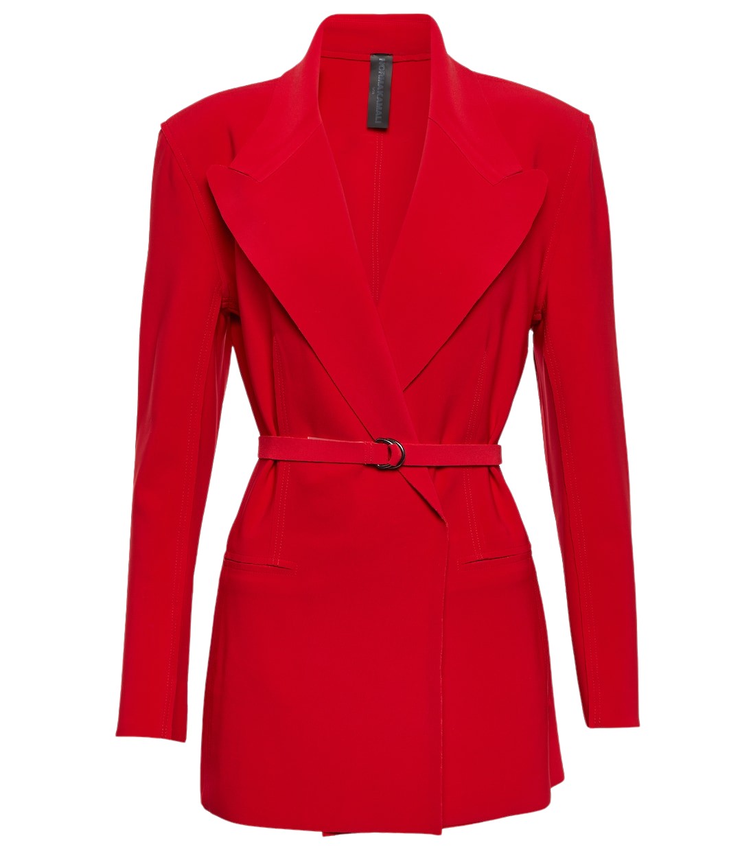 Norma Kamali Double-breasted jersey blazer
