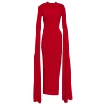 Norma Kamali Draped jersey gown 425910 nobg