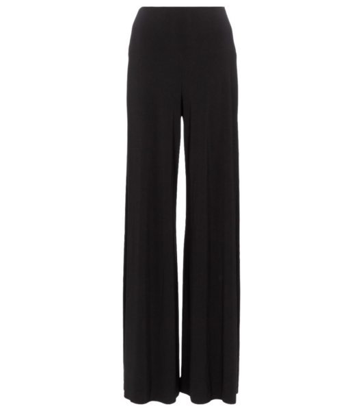 Norma Kamali Elephant jersey wide leg pants57294 nobg