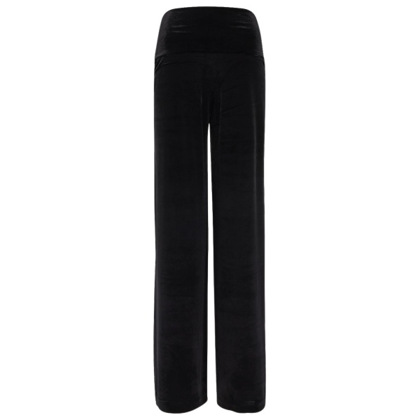 Norma Kamali Elephant velvet wide leg pants96393 nobg