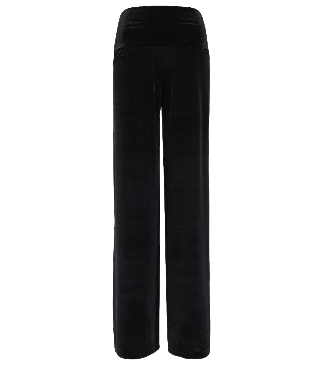 Norma Kamali Elephant velvet wide leg pants96393 nobg