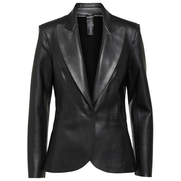 Norma Kamali Faux leather blazer 617586 nobg