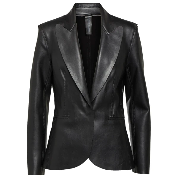 Norma Kamali Faux leather blazer 617586 nobg
