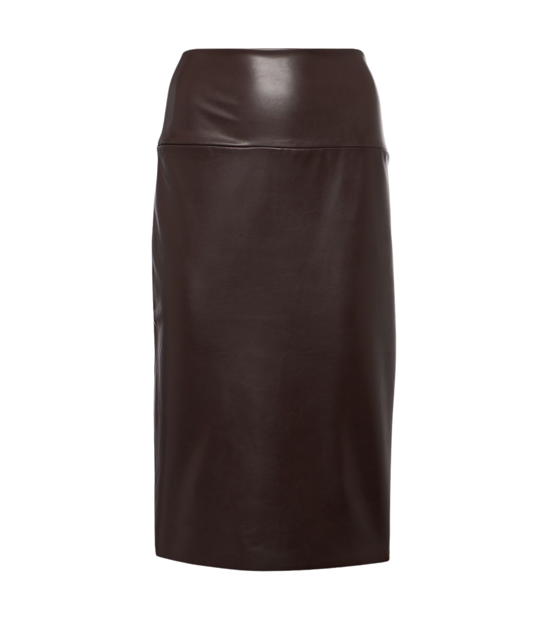 Norma Kamali Faux leather pencil skirt86479 nobg
