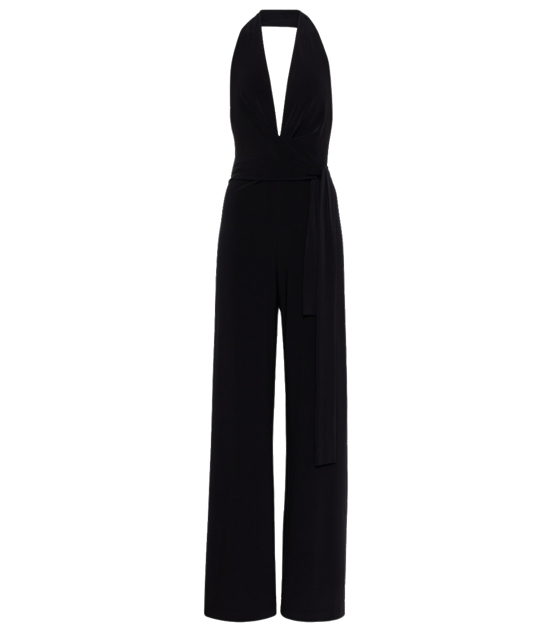 Norma Kamali Halterneck jersey jumpsuit94964 nobg
