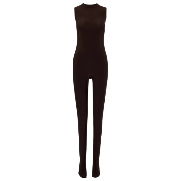 Norma Kamali Jersey catsuit15418 nobg