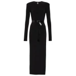 Norma Kamali Jersey midi dress16496 nobg