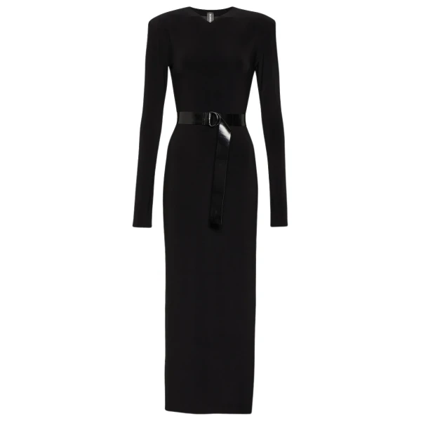 Norma Kamali Jersey midi dress16496 nobg