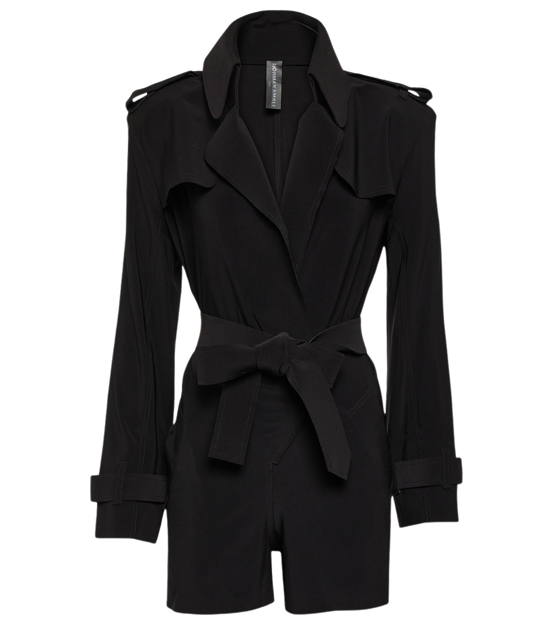 Norma Kamali Jersey playsuit95241 nobg