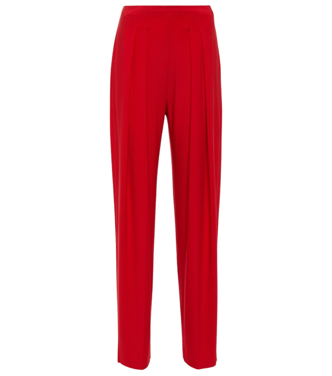 Norma Kamali Low rise pleated tapered pants34681 nobg