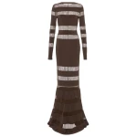 Norma Kamali Mesh panelled gown71748 nobg Norma Kamali Mesh panelled gown71748 nobg