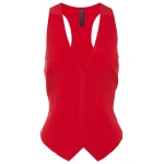 Norma Kamali Racerback vest85805 nobg