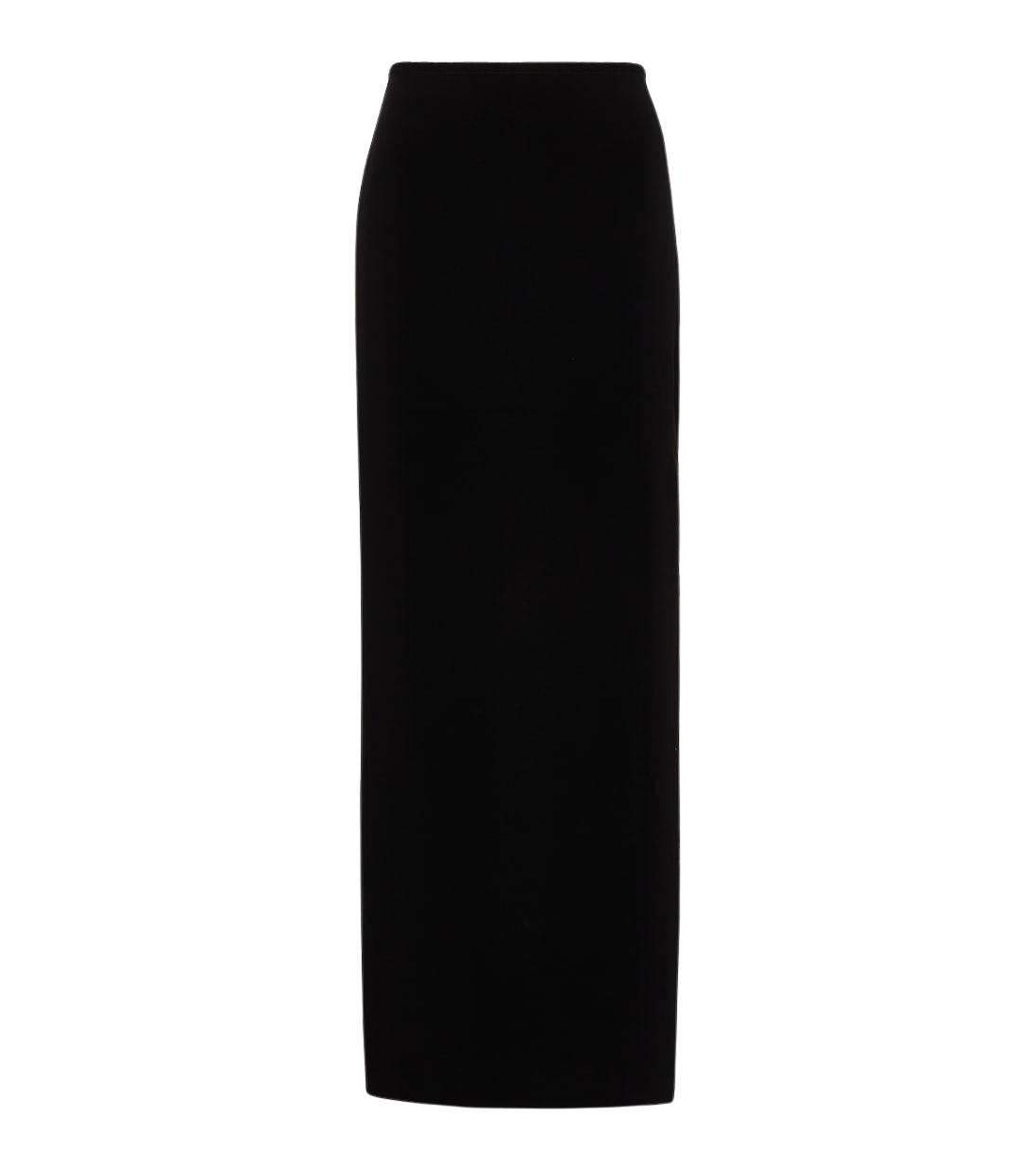Norma Kamali Side slit jersey maxi skirt20708 nobg