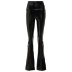 Norma Kamali Spat faux patent leather leggings88090 nobg
