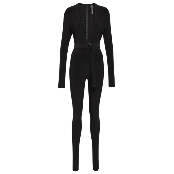 Norma Kamali Stirrup jersey catsuit26700 nobg