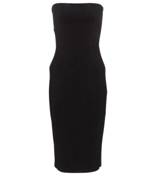 Norma Kamali Strapless jersey blend midi dress31499 nobg