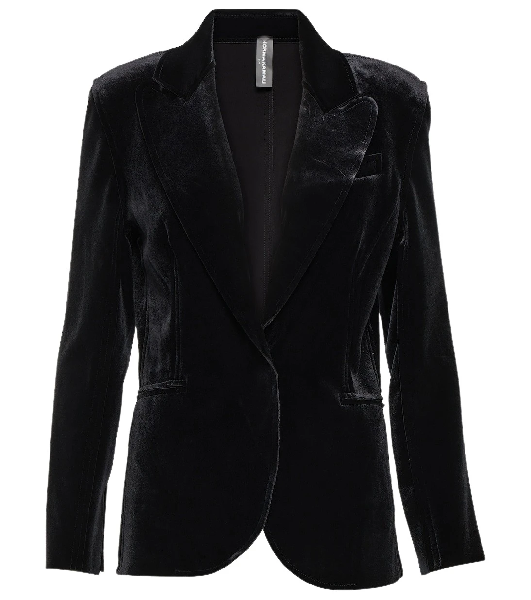 Norma Kamali Velvet blazer31217 nobg Norma Kamali Velvet blazer31217 nobg