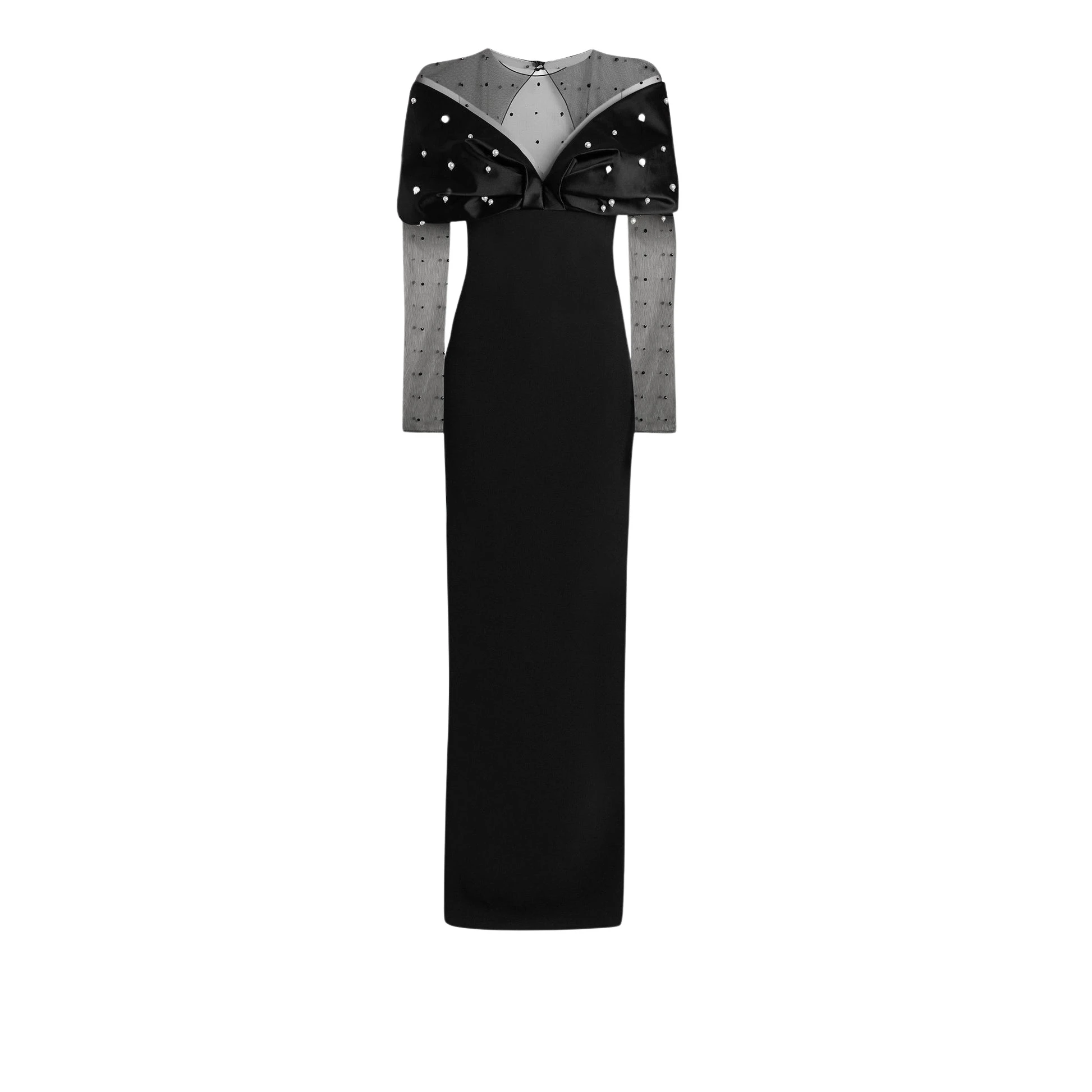 Safiyaa Ami Black Long Dress70625 nobg Safiyaa Ami Black Long Dress70625 nobg