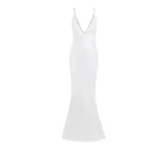 Safiyaa Bella Ivory Long Dress56878 nobg