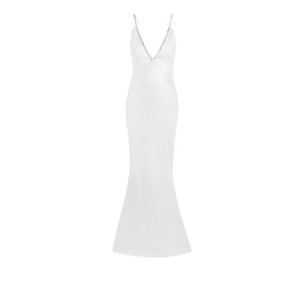 Safiyaa Bella Ivory Long Dress56878 nobg