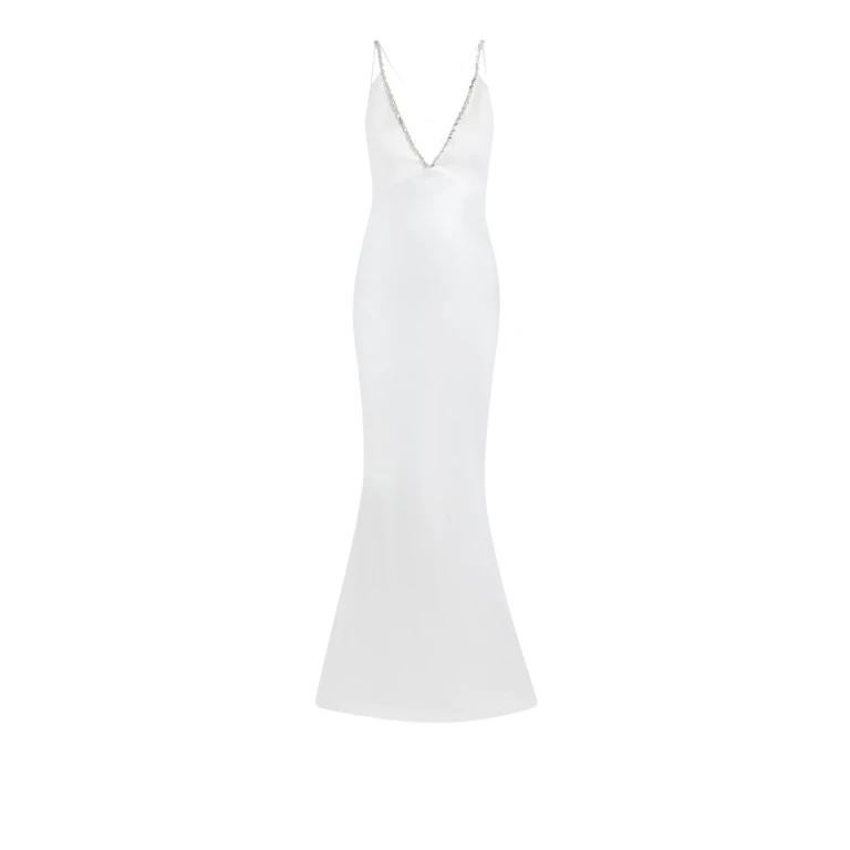 Safiyaa Bella Ivory Long Dress56878 nobg