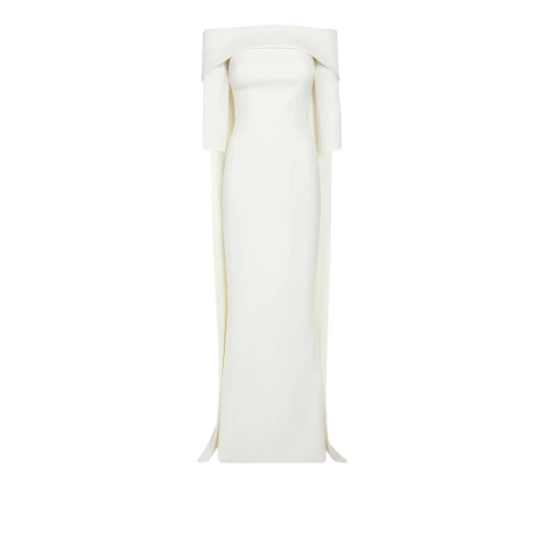 Safiyaa Bellara Ivory Harness Soshin Dress96356 nobg