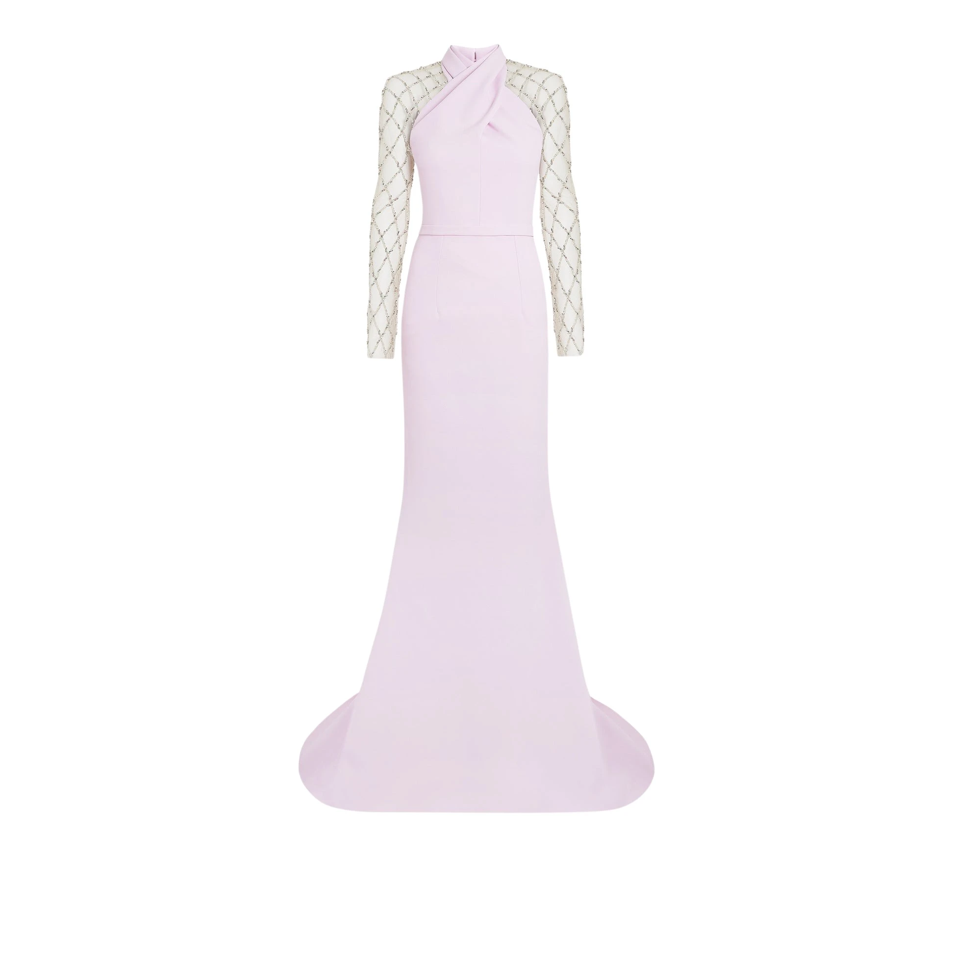 Safiyaa Clarence Lilac Snow Long Dress59226 nobg Safiyaa Clarence Lilac Snow Long Dress59226 nobg