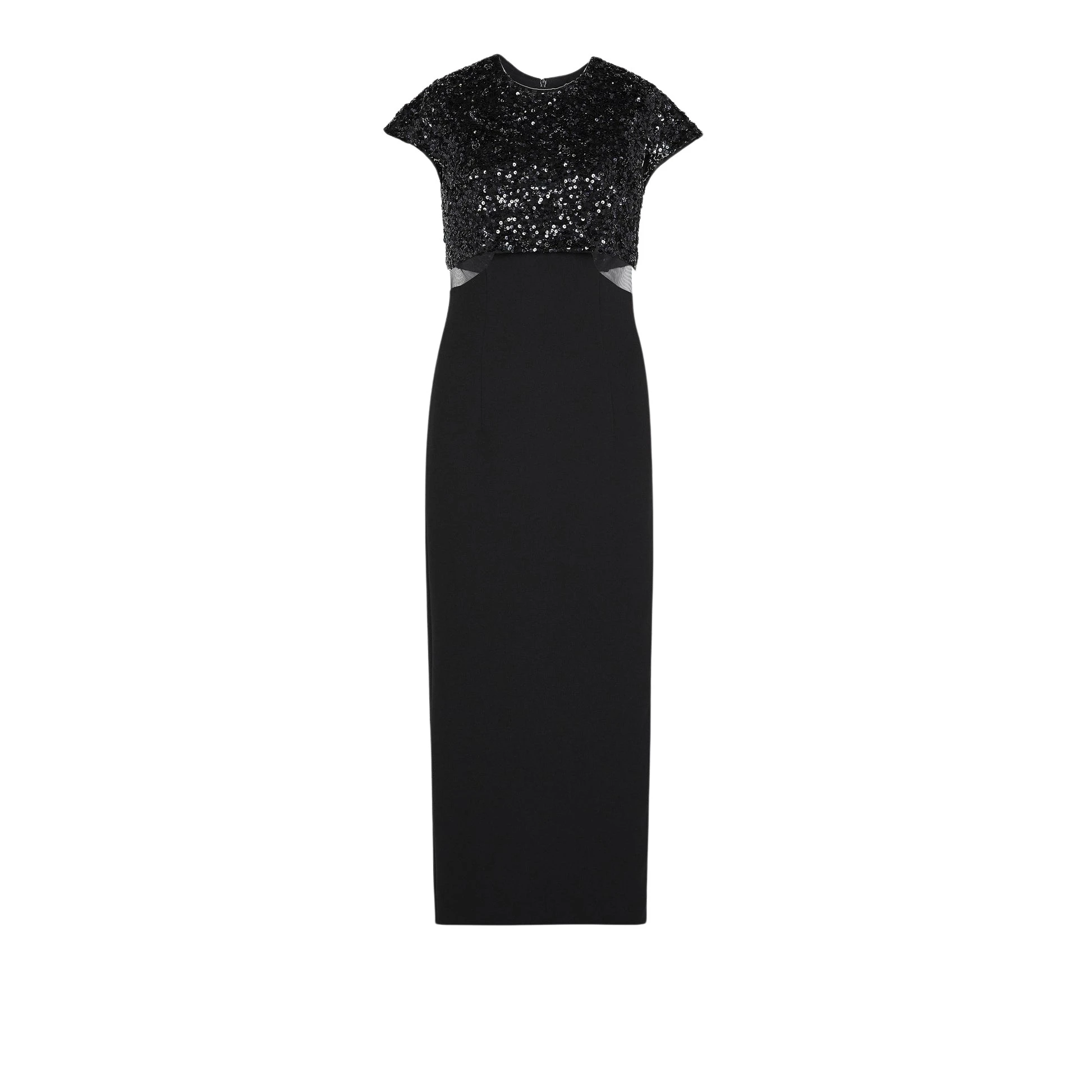 Safiyaa Dominica Black Midi Dress35386 nobg Safiyaa Dominica Black Midi Dress35386 nobg