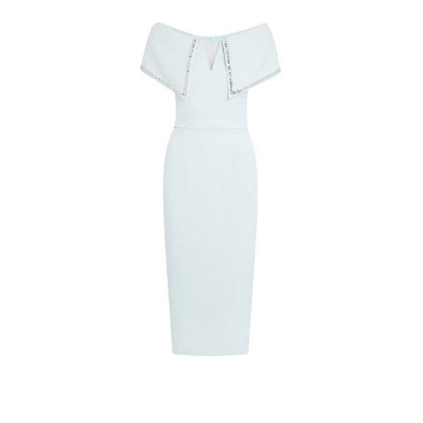 Safiyaa Jacobella Glacier Midi Dress27458 nobg