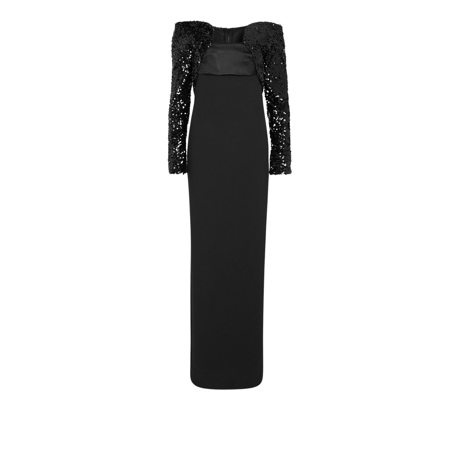 Safiyaa Liza Black Long Dress11826 nobg Safiyaa Liza Black Long Dress11826 nobg
