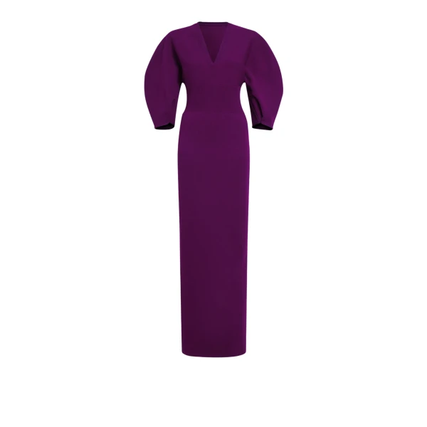 Safiyaa Nyla Currant Knit Midi Dress39569 nobg